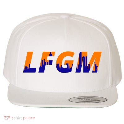 LFGM New York City Skyline Wool Snapback Cap