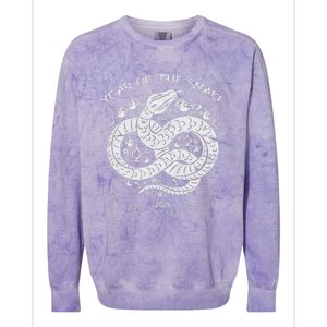 Lunar New Year Happy Chinese New Year Of The Snake 2025 Colorblast Crewneck Sweatshirt