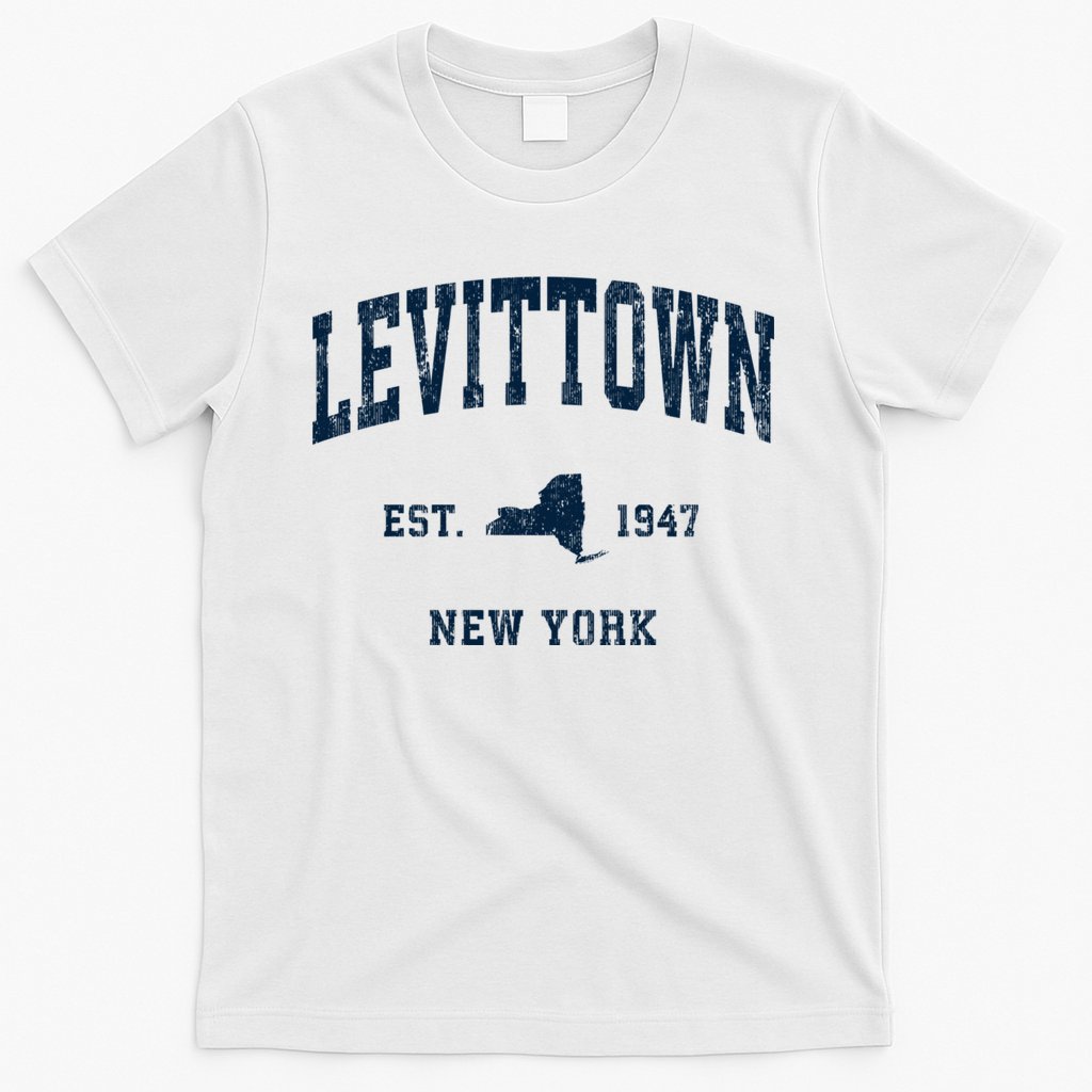 Levittown New York Ny Vintage Athletic T-Shirt