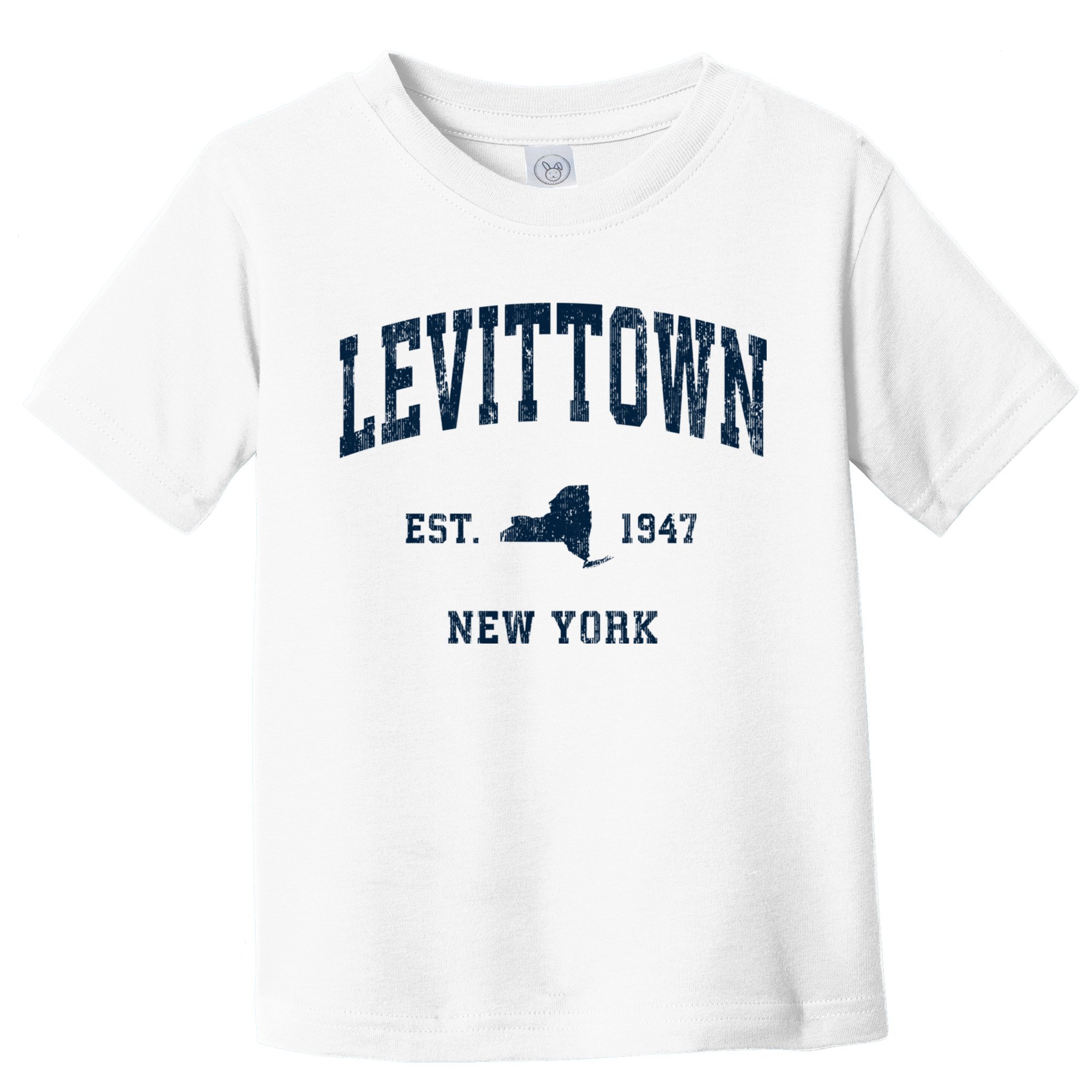 Levittown New York Ny Vintage Athletic Toddler T-Shirt