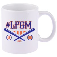 LFGM New York Baseball Est 1962 11oz C Handle Ceramic Mug