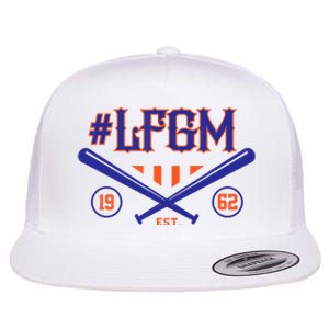 LFGM New York Baseball Est 1962 Flat Bill Trucker Hat