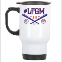 LFGM New York Baseball Est 1962 Stainless Steel Travel Mug