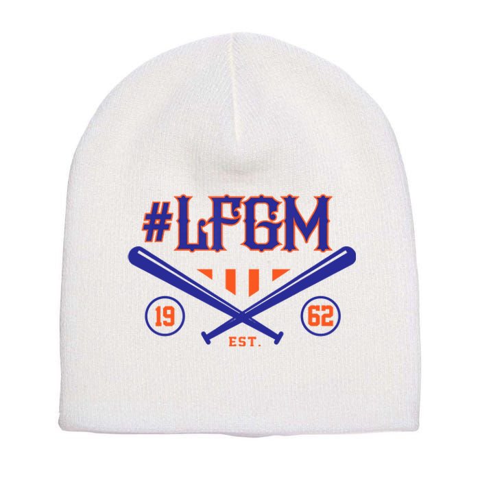 LFGM New York Baseball Est 1962 Short Acrylic Beanie