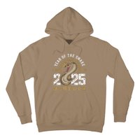 Lunar New Year Chinese New Year Of The Snake 2025 Red Funny Hoodie