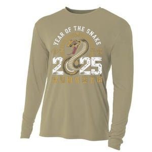 Lunar New Year Chinese New Year Of The Snake 2025 Red Funny Cooling Performance Long Sleeve Crew