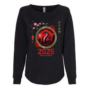 Lunar New Year Chinese New Year 2025 Year Of The Snake 2025 Gift Womens California Wash Sweatshirt