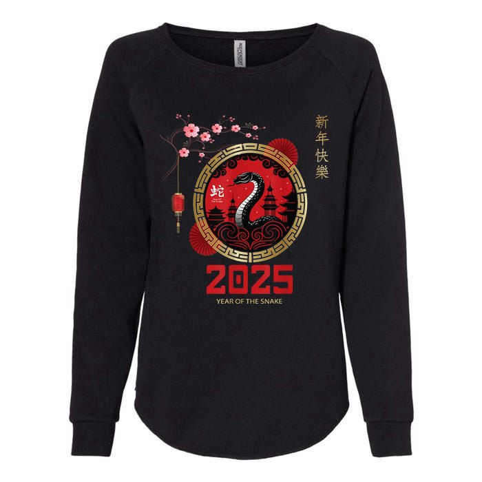 Lunar New Year Chinese New Year 2025 Year Of The Snake 2025 Gift Womens California Wash Sweatshirt