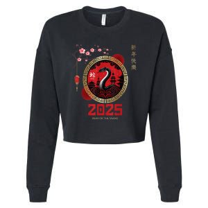 Lunar New Year Chinese New Year 2025 Year Of The Snake 2025 Gift Cropped Pullover Crew