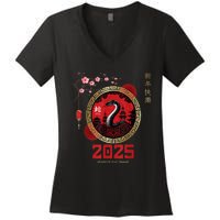 Lunar New Year Chinese New Year 2025 Year Of The Snake 2025 Gift Women's V-Neck T-Shirt