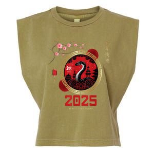 Lunar New Year Chinese New Year 2025 Year Of The Snake 2025 Gift Garment-Dyed Women's Muscle Tee