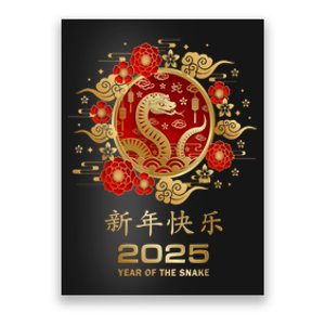 Lunar New Year Year Of The Snake 2025 Chinese New Year 2025 Gift Poster