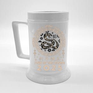 Lunar New Year Of The Snake 2025 Happy Chinese New Year Beer Stein