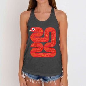 Lunar New Year 2025 Year Of The Snake Women's Knotted Racerback Tank