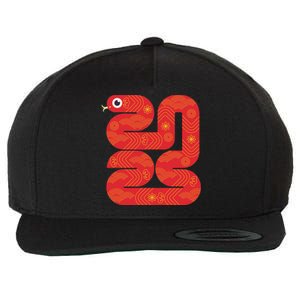 Lunar New Year 2025 Year Of The Snake Wool Snapback Cap