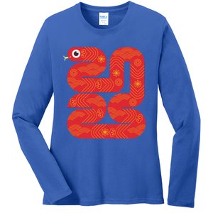 Lunar New Year 2025 Year Of The Snake Ladies Long Sleeve Shirt