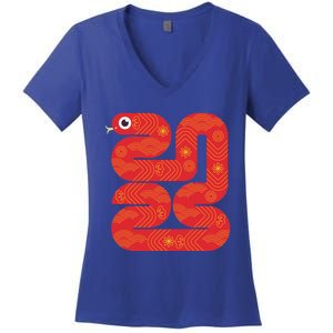 Lunar New Year 2025 Year Of The Snake Women's V-Neck T-Shirt