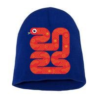 Lunar New Year 2025 Year Of The Snake Short Acrylic Beanie