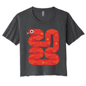 Lunar New Year 2025 Year Of The Snake Women's Crop Top Tee