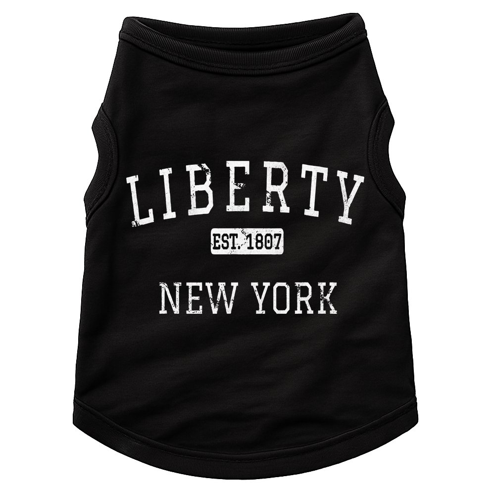 Liberty New York Ny Vintage Doggie Tank
