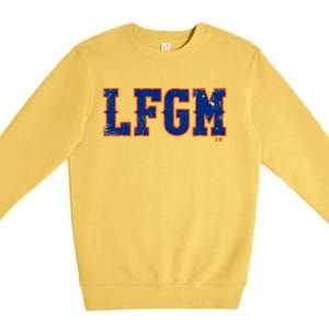 Lfgm New York Baseball Premium Crewneck Sweatshirt