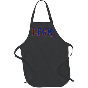 Lfgm New York Baseball Full-Length Apron With Pockets