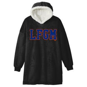 Lfgm New York Baseball Hooded Wearable Blanket