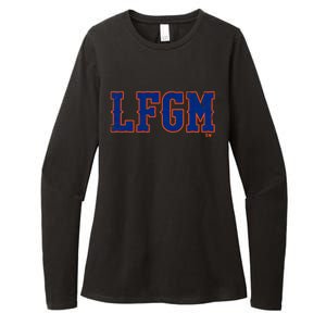 Lfgm New York Baseball Womens CVC Long Sleeve Shirt