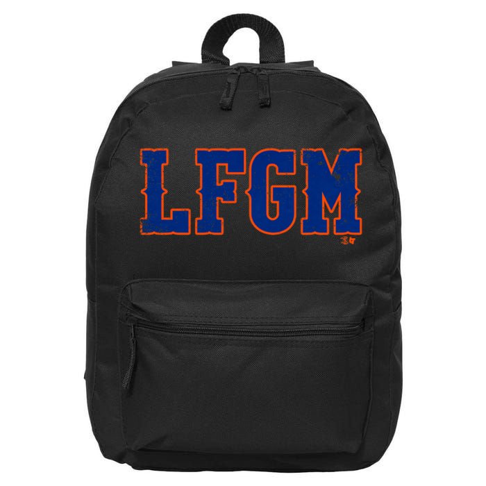 Lfgm New York Baseball 16 in Basic Backpack