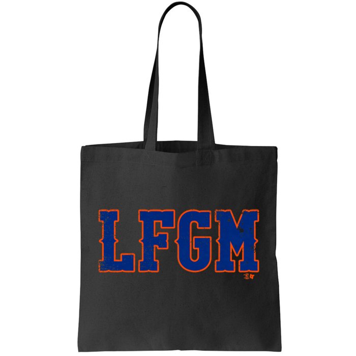 Lfgm New York Baseball Tote Bag