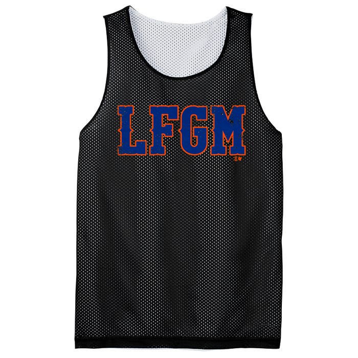 Lfgm New York Baseball Mesh Reversible Basketball Jersey Tank