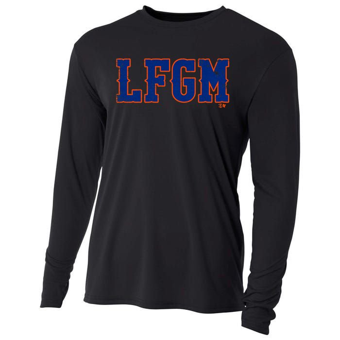 Lfgm New York Baseball Cooling Performance Long Sleeve Crew