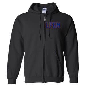 Lfgm New York Baseball Full Zip Hoodie