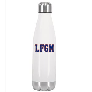 Lfgm New York Baseball Stainless Steel Insulated Water Bottle