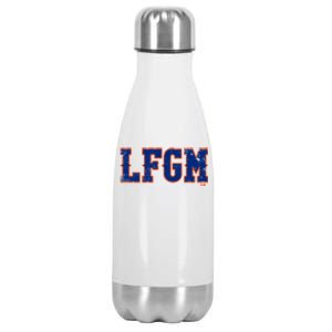 Lfgm New York Baseball Stainless Steel Insulated Water Bottle