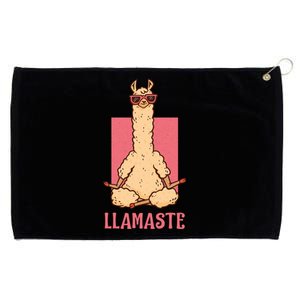 Llama Namaste Yoga Mom Chakra Workout Mothers Day Cool Gift Grommeted Golf Towel