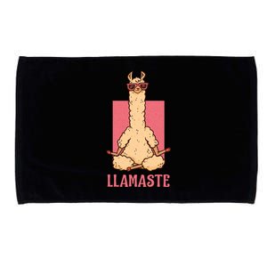 Llama Namaste Yoga Mom Chakra Workout Mothers Day Cool Gift Microfiber Hand Towel