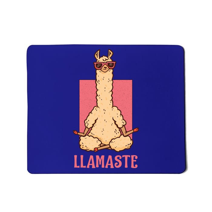 Llama Namaste Yoga Mom Chakra Workout Mothers Day Cool Gift Mousepad