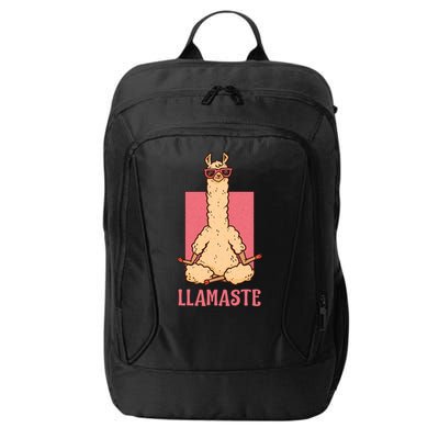 Llama Namaste Yoga Mom Chakra Workout Mothers Day Funny Gift City Backpack