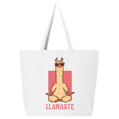 Llama Namaste Yoga Mom Chakra Workout Mothers Day Funny Gift 25L Jumbo Tote