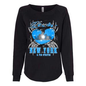 Loving New York Womens California Wash Sweatshirt