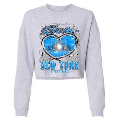 Loving New York Cropped Pullover Crew