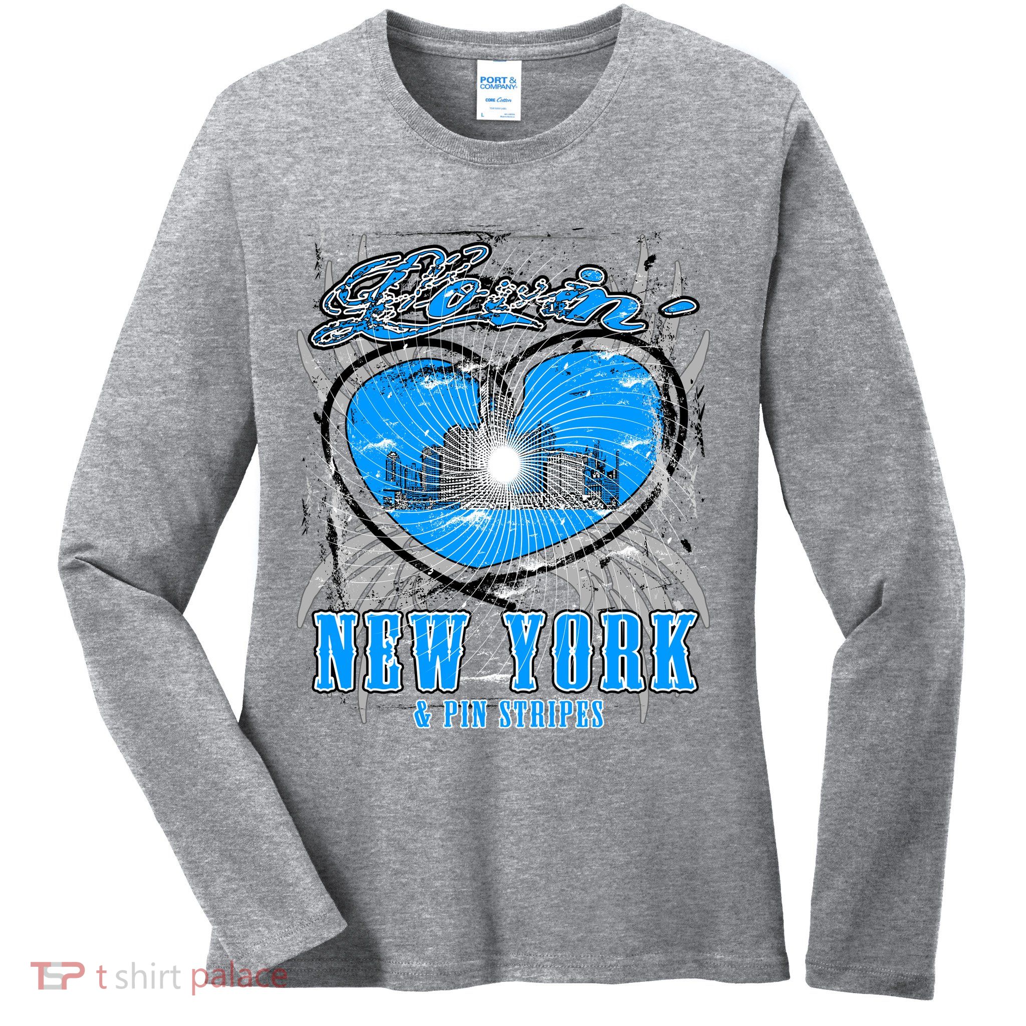 Loving New York Ladies Long Sleeve Shirt