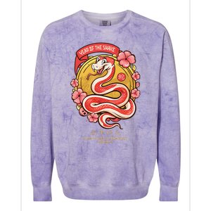 Lunar New Year Happy Chinese New Year Of The Snake 2025 Colorblast Crewneck Sweatshirt