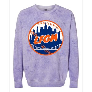 LFGM New York Baseball Colorblast Crewneck Sweatshirt