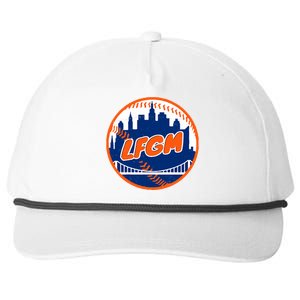 LFGM New York Baseball Snapback Five-Panel Rope Hat