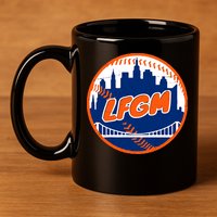 LFGM New York Baseball 11oz C Handle Ceramic Mug