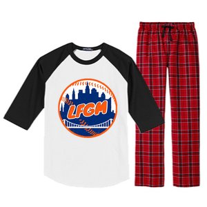 LFGM New York Baseball Raglan Sleeve Pajama Set