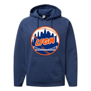 LFGM New York Baseball Performance Fleece Hoodie