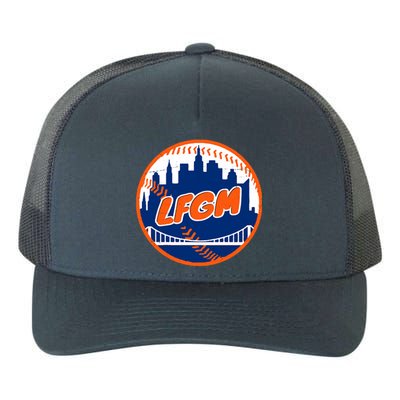 LFGM New York Baseball Yupoong Adult 5-Panel Trucker Hat